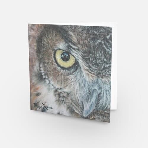 Carte de souhait « Grand duc #1 »